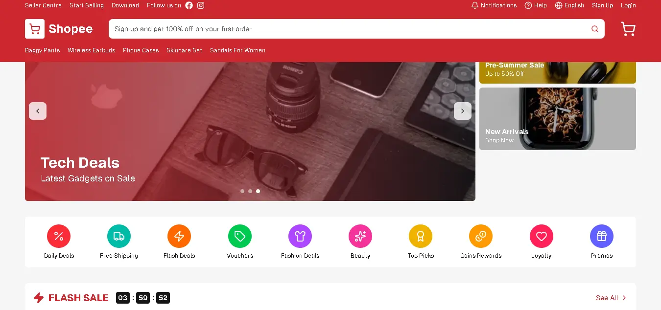 Shopee Clone